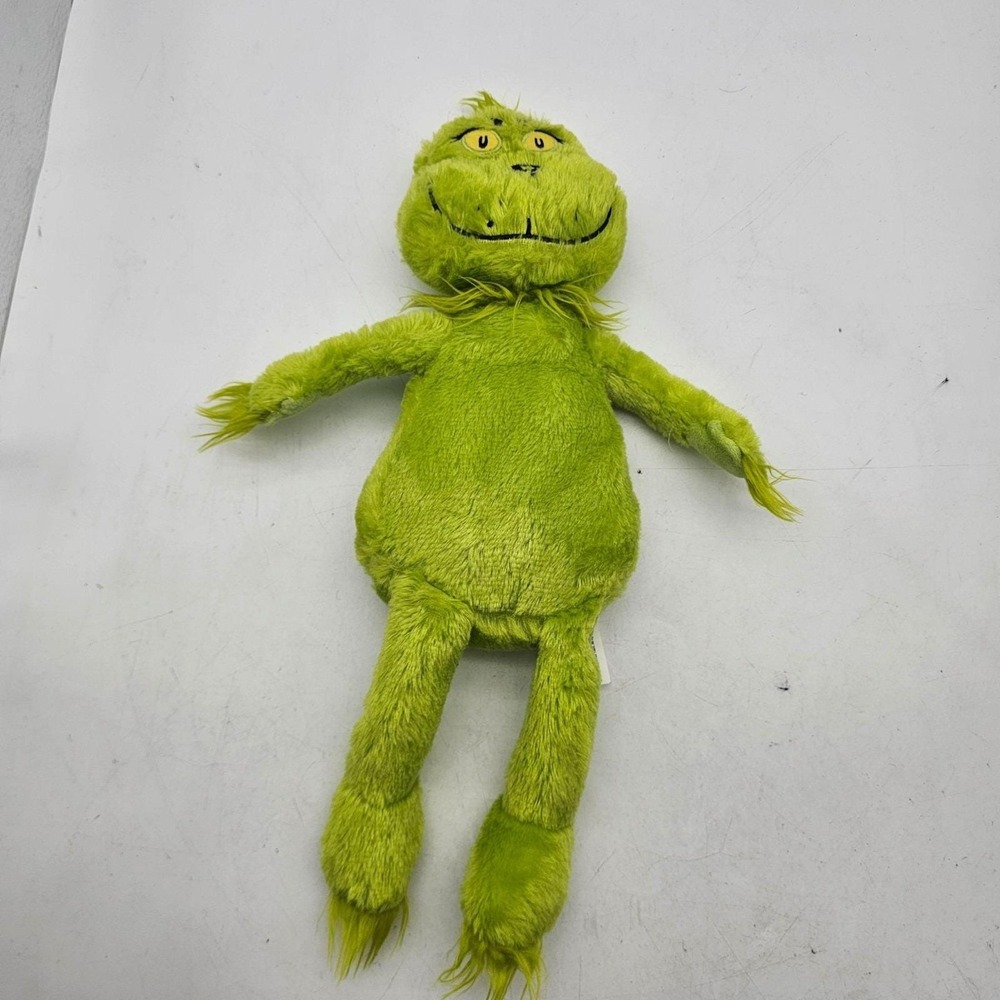 Kohl's Cares Dr Seuss Grinch Plush Stuffed Toy Medium Green Christmas Washable